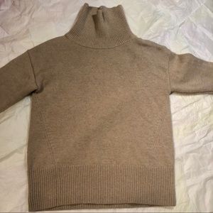 Aritzia Babaton Tan Turtleneck Sweater